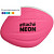 Ластик Attache Neon из синтетического каучука 37x15x48 мм
