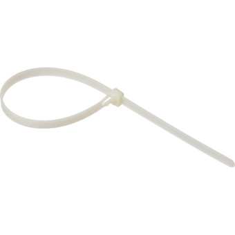 Хомут (стяжка) пластиковый TOPFORT 300х4.8 мм белый 100 штук