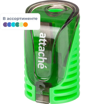 Точилка для карандашей Attache с контейнером пластиковая