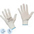 Перчатки рабочие защитные TOPFORT нейлоновые белые (2 нити, 13 класс,  размер 8 (M))
