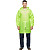 Плащ влагозащитный Ивент Блик полиэстеровый на молнии желтый со   светоотражающим кантом (размер 60-62)