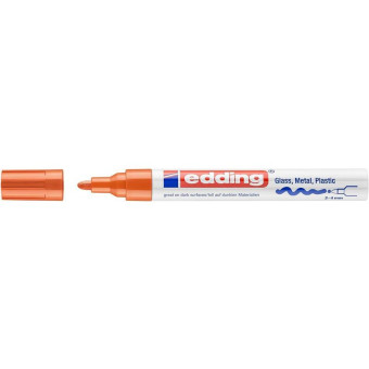 Маркер Edding 750/6 CR оранжевый (толщина линии 2-4 мм)