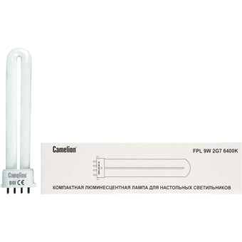 Лампа люминесцентная Camelion 9 Вт 2G7 T12 6400 К 600 Лм (10380)