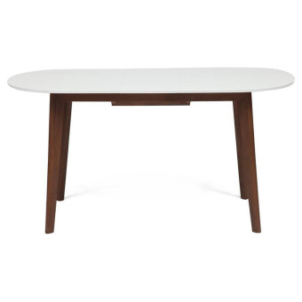 Стол обеденный Bosco раскладной (белый/коричневый, 1500х800х750 мм)