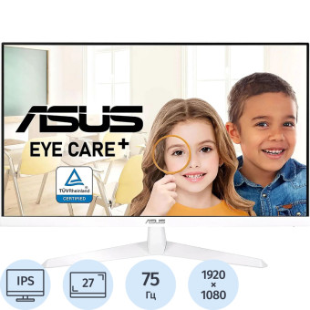 Монитор 27" Asus VY279HE-W белый (90LM06D2-B01170)