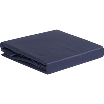 Простыня Tkano Essential 240х270 см сатиновая темно-синяя (TK19-SH0003)