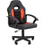 Кресло детское Chairman CH111 чёрное/красное (экокожа/сетка, пластик)