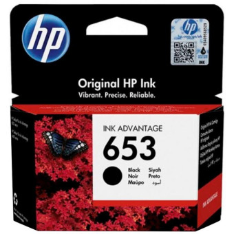 Картридж струйный HP 653 3YM75AE черный оригинальный