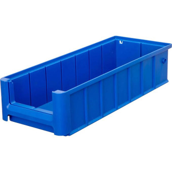 Ящик (лоток) SK полочный полипропиленовый 400х155х90 мм синий