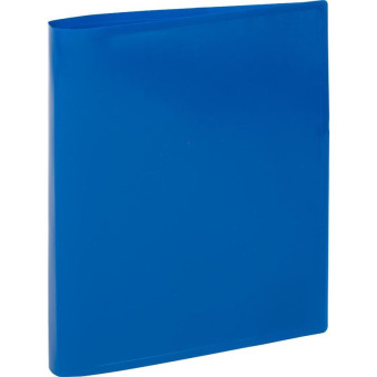 Папка на 4-х кольцах Attache 20 мм синяя до 100 листов (пластик 0.4 мм)