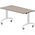 Стол для переговоров Setup на металлокаркасе (тортора/белый,  1400х700х725 мм)