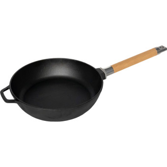 Сковорода глубокая Гардарика чугунная со съемной ручкой 28 см