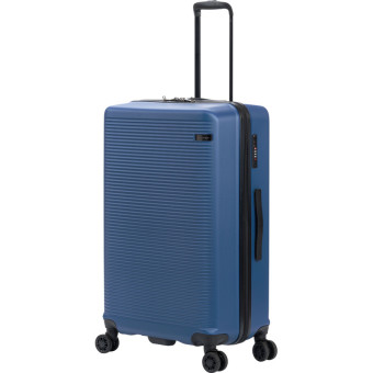 Чемодан Torber Caspian размер L 96 л из ABS-пластика тёмно-синий