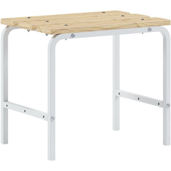 Скамья для раздевалок Металл-Завод сосна (дерево, металл, 430х350х450  мм)