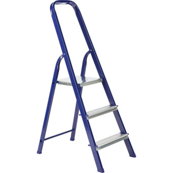 Стремянка стальная/алюминиевая 3 ступени TOPFORT