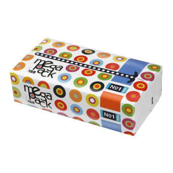 Салфетки косметические Bella MegaPack 2-слойные (150 штук в упаковке)