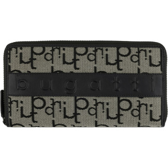 Кошелек женский Bugatti Elea из жаккарда и натуральной кожи разноцветный (49435201)