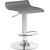 Стул барный Dobrin Tommy серый/хромированный (искусственная кожа/металл)