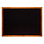 Доска меловая настенная Attache Non magnetic (А4) 21x30 см черная грифельная в деревянной раме