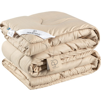 Одеяло евро макси Prime Prive Camel Softy 220x240 см стёганое с кантом бежевое (1014.00558)