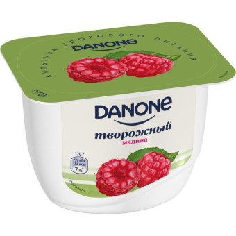 Десерт творожный Danone малина 3.6% 170 г