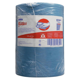 Нетканый протирочный материал Kimberly Clark Wypall x80 8374 голубой (475 листов в упаковке)