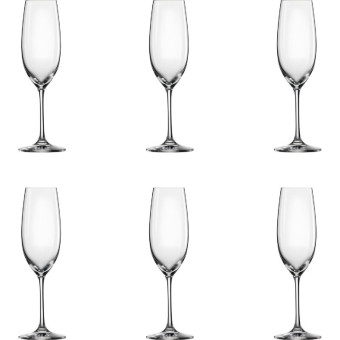 Набор бокалов для шампанского (фужеров) Schott Zwiesel Ivento 228 мл (6  штук в упаковке)