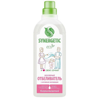 Отбеливатель Synergetic с активным кислородом жидкость 1 л