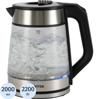 Чайник электрический Vitek VT-1176 серебристый