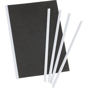 Скрепкошина для быстрого переплета Attache А4 до 60 листов белая (10 штук в упаковке)