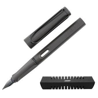 Ручка перьевая Lamy Safari цвет чернил синий цвет корпуса Умбра (артикул производителя 4000199)