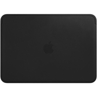 Чехол Apple Leather Sleeve для MacBook 12 черный (MTEG2ZM/A)