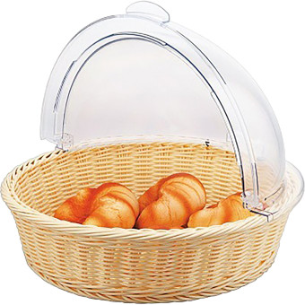 Крышка для корзины Mgprof Roll-Top 40x40 см пластиковая с ручками  (69559)