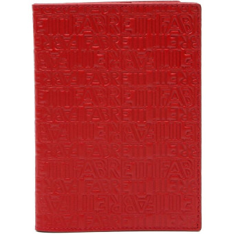 Обложка для паспорта Fabretti из натуральной кожи красного цвета (Q54019PrN-4)