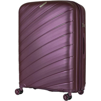 Чемодан Fabretti 122 литра из пластика темно-сиреневый (EN1020-28-10)