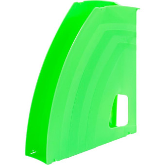 Лоток вертикальный для бумаг 70 мм Attache Fantasy пластиковый зеленый