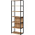 Стеллаж для документов Easy to lead K-Loft 241H024 дуб  натуральный/чёрный 670х400х2105 мм