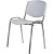 Стул офисный Easy Chair Изо серый пластик металл хромированный (573683)