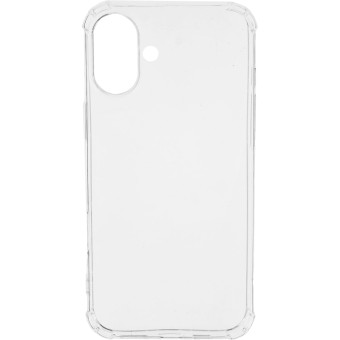 Чехол-накладка Pero для Apple iPhone 16 Plus прозрачный (9880010403272)