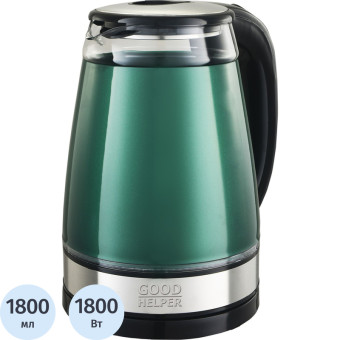 Чайник электрический Goodhelper KPG-1811 зелёный