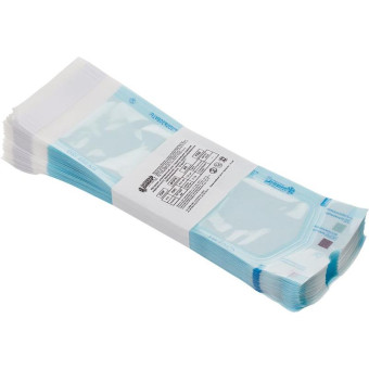 Пакет для стерилизации комбинированный Винар 75 x 200 мм самоклеящийся  (100 штук в упаковке)