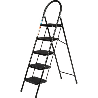 Стремянка стальная 5 ступеней TOPFORT