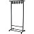 Вешалка напольная М 9 с крючками (черная, 800х460х1750 мм)