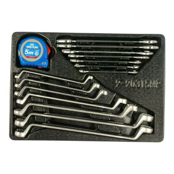 Набор ключей комбинированных King Tony 8-24 мм 15 предметов (9-90315MR)