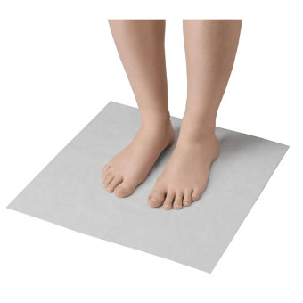 Коврик одноразовый Чистовье нестерильный в сложении 60 x 45 см (белый, 100 штук в упаковке)