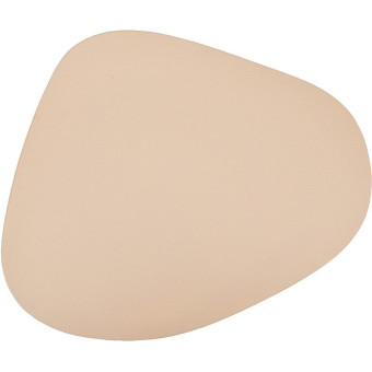 Салфетка сервировочная (плейсмат) Nouvelle Home Экокожа 37x45 см бежевая  (4 штуки в упаковке)