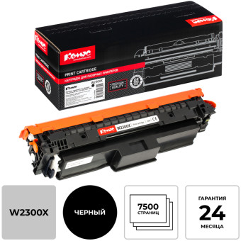 Картридж лазерный Комус W2300X для HP чёрный совместимый
