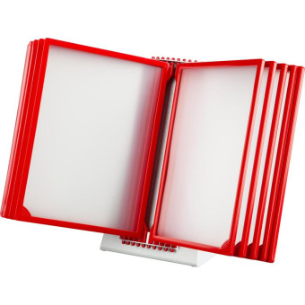 Демосистема настольная A4 10 панелей красного цвета 153079