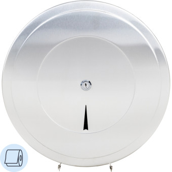 Диспенсер для туалетной бумаги рулонный Выбор есть серый/серебристый (EQ-40)