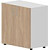 Шкаф для документов Mahia OMLS762BLOW (дуб светлый/белый, 800х440х800  мм)
